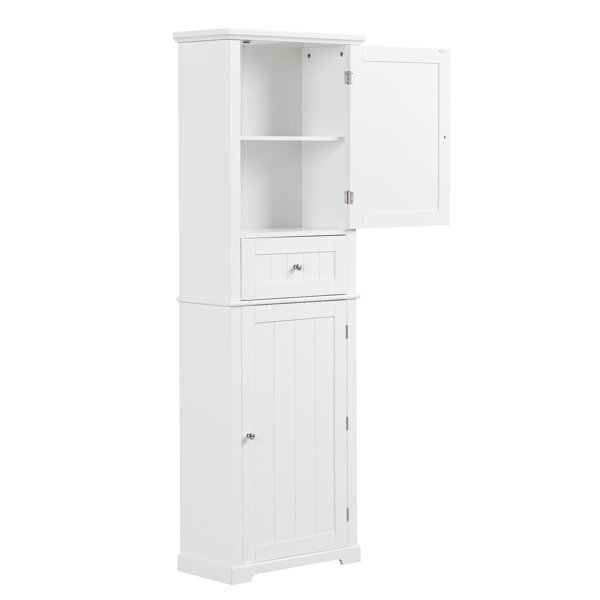 Wildon Home Dorthie Freestanding Linen Cabinet Wayfair Canada   Dorthie Freestanding Linen Cabinet 